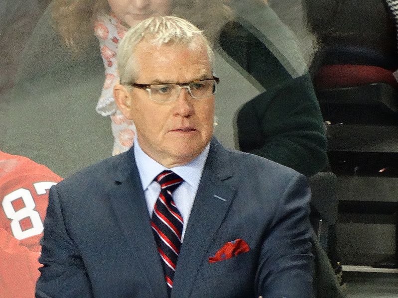 Sportsnet’s Nick Kypreos and Doug MacLean provided coverage from the benches of the two teams. Doug MacLean is a NHL head coach and general manager.   The CHL / NHL Top Prospects game at Scotiabank Saddledome on January 15, 2014 in Calgary, Alberta, Canada. Team Orr defeated Team Cherry 4-3.