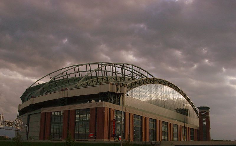 English:   Home of the Milwaukee Brewers, it's Miller Park located off of I-94 in Milwaukee, Wisconsin.