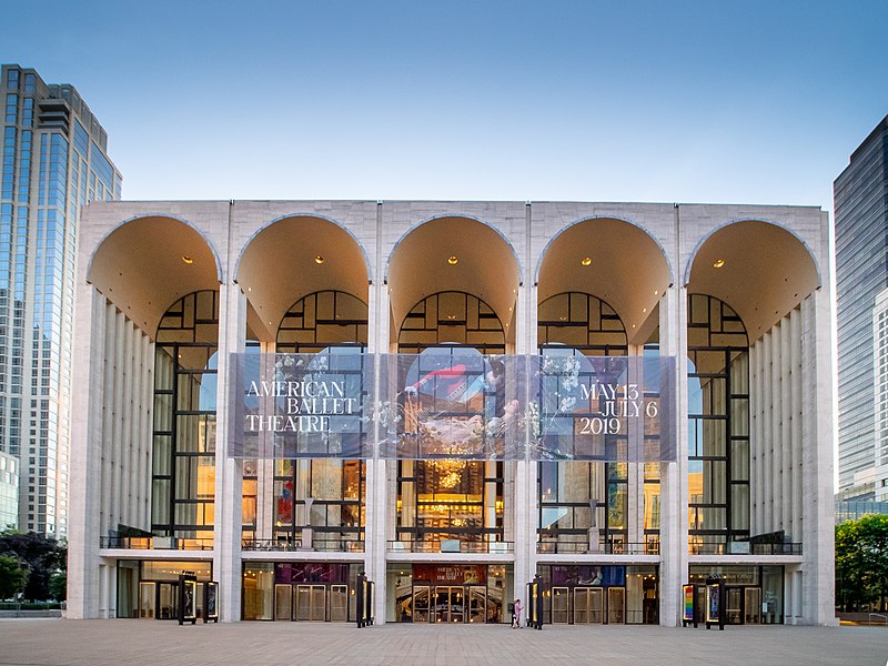 MET Opera Building with American Ballet Theater Branding