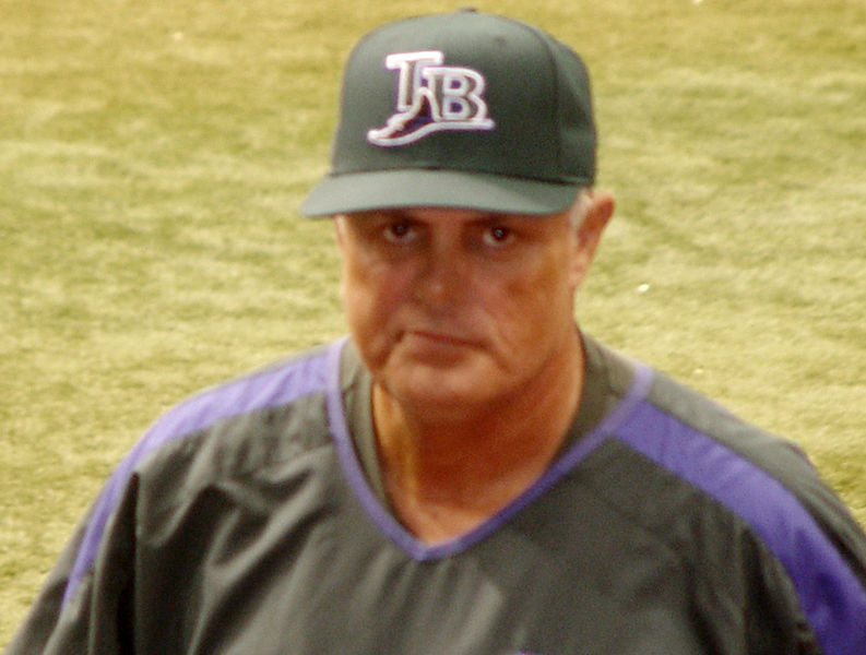 Manager of the Tampa Bay Devil Rays, Lou Piniella. Photo by Googie Man 
 09:12, 29 August 2005 . . Googie man . . 894×676 (222,623 bytes)