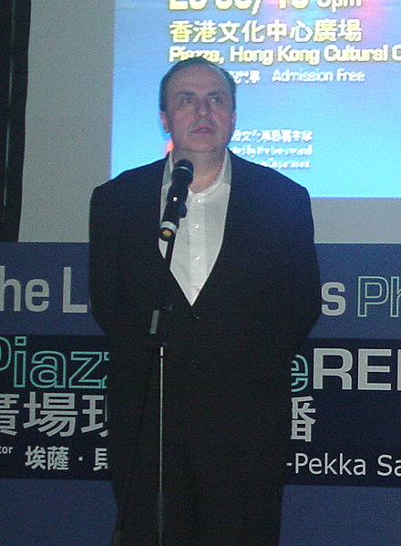 English:   Yefim Bronfman (on the left) at the Los Angeles Philharmonic concert in Hong Kong Cultural Centre on 29 October, 2008. 中文： 奕非·布朗夫曼（圖左）在洛杉磯愛樂樂團演奏會於香港文化中心，2008年10月29日。