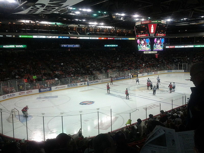English:   Halifax Mooseheads hockey game at the Scotiabank Centre