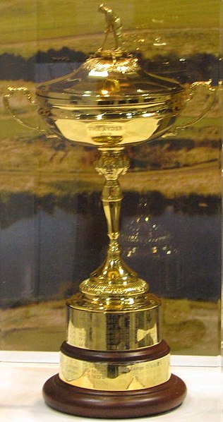 Ryder Cup displayed at the 2008 PGA Show