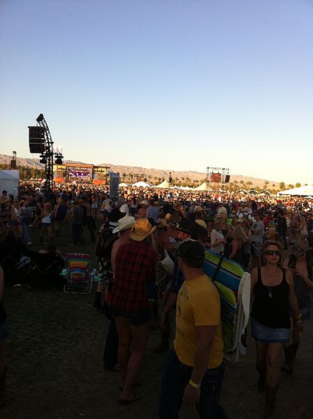 English:   Entrance to Stagecoach Festival 2011 in Indio, California USA on April 30, 2011.