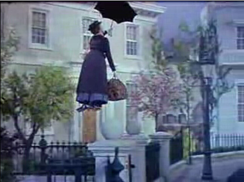 English:   Screenshot of Julie Andrews from the trailer for the film w:en:Mary Poppins (film)