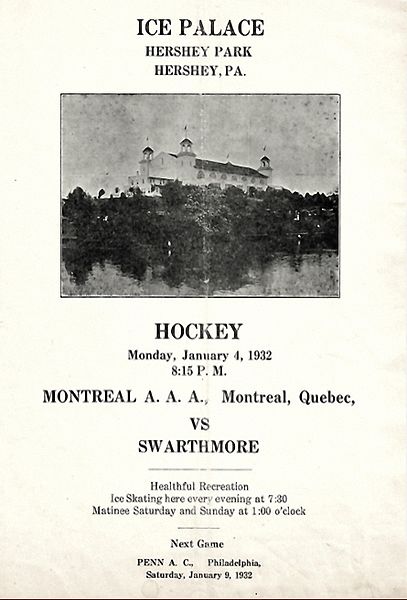 English:   Cover of Ice Hockey Program, 