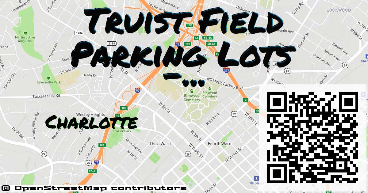Truist Field Parking Map